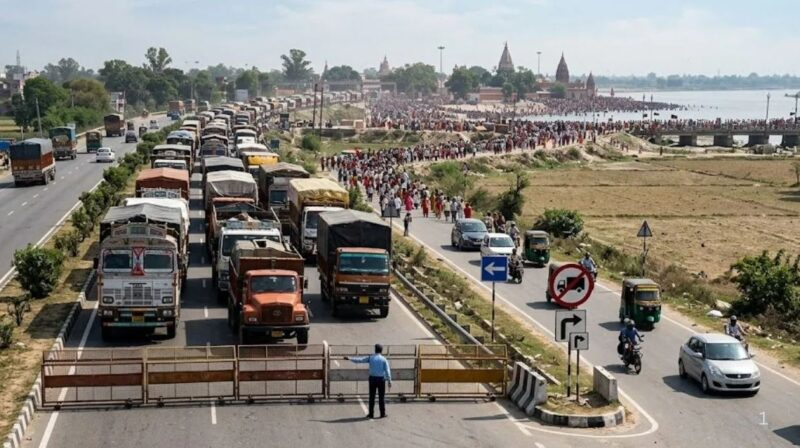 Ghaziabad: कांवड़ यात्रा के दौरान ट्रैफिक डायवर्जन और सुरक्षा व्यवस्था लागू, 6 अगस्त से सख्ती