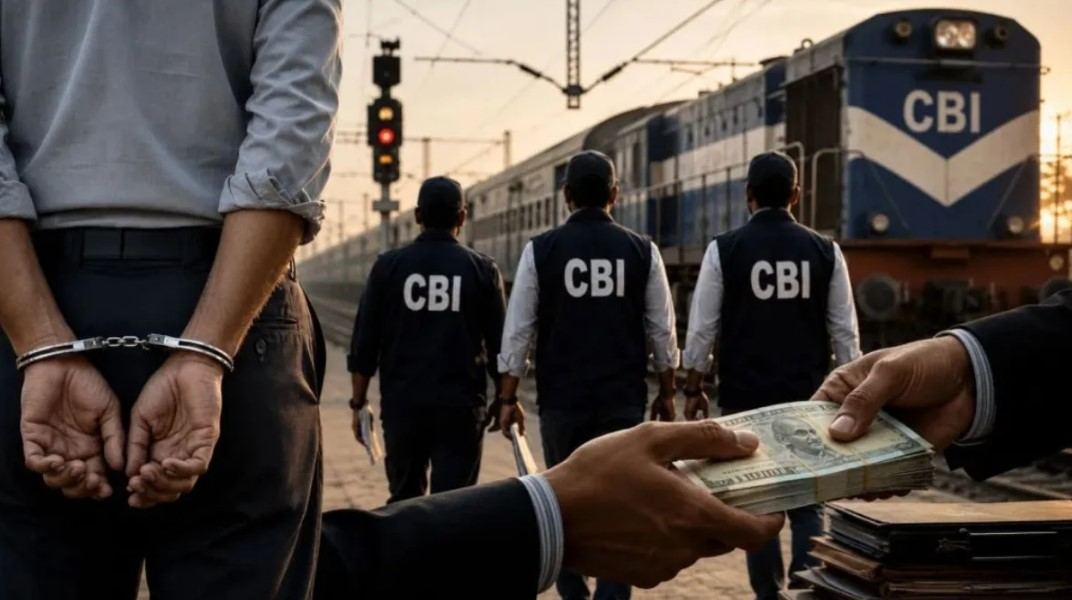 CBI की बड़ी कार्रवाई, रिश्वत मामले में South East Central Railway के वरिष्ठ अधिकारी गिरफ्तार