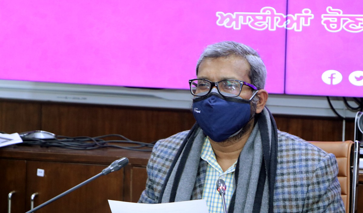 पंजाब के मुख्य चुनाव अधिकारी कोरोना वायरस से संक्रमित