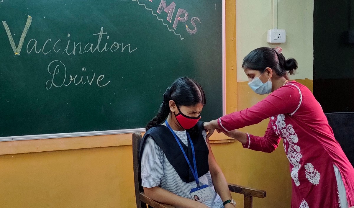 लक्षद्वीप में 15-18 आयु वर्ग के सभी बच्चों को दिया गया कोविड रोधी टीका