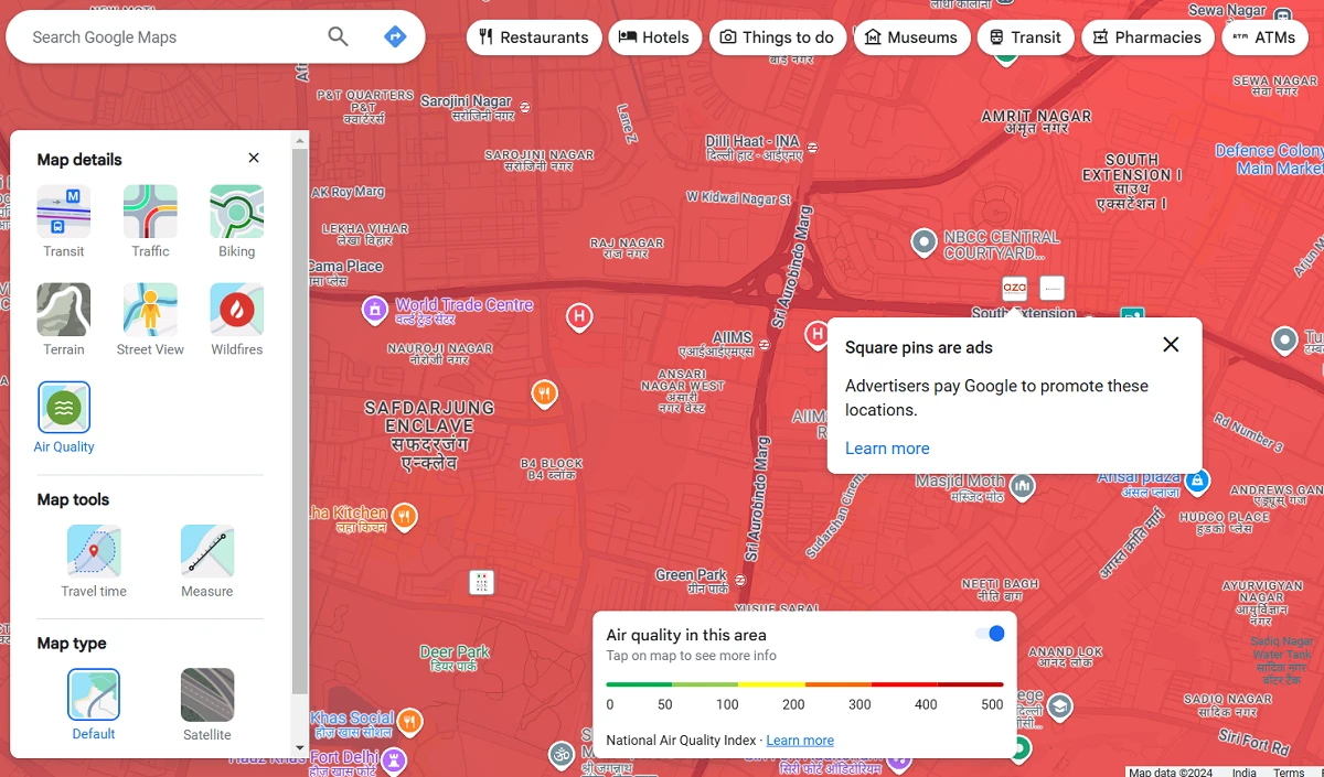 Google Map पर लॉन्च हुआ Air View+ फीचर, रियल टाइम में मिलेगी प्रदूषण की जानकारी