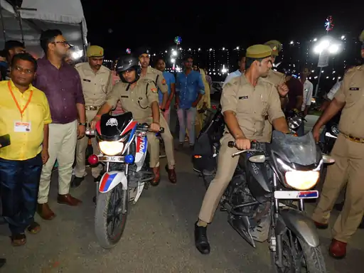 मुजफ्फरनगर SSP ने देर रात परखी कांवड़ मार्ग की सुरक्षा