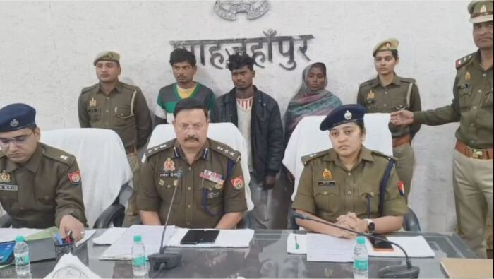 शाहजहांपुर में सनसनीखेज हत्या, पत्नी ने पति की गला काटकर की हत्या,पुलिस ने किया खुलासा