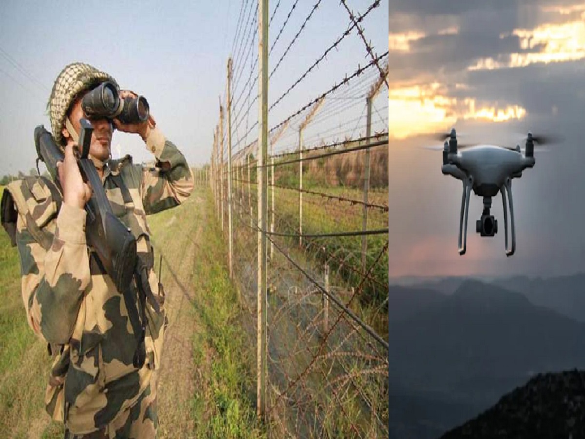 New Delhi: बीएसएफ ने भारत-पाकिस्तान सीमा के पास एक ड्रोन को मार गिराया, नशीले पदार्थ के तस्करी को किया नाकाम