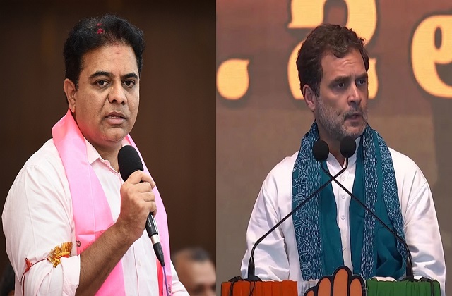 Telangana के मंत्री KT Rama Rao ने Rahul Gandhi पर साधा निशाना, बोले- वह नेता नहीं बल्कि पाठक हैं