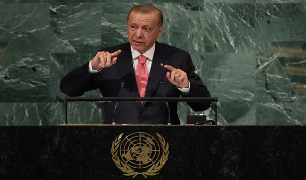 तुर्की के राष्ट्रपति एर्दोगन ने UNGA में फिर उठाया कश्मीर मुद्दा