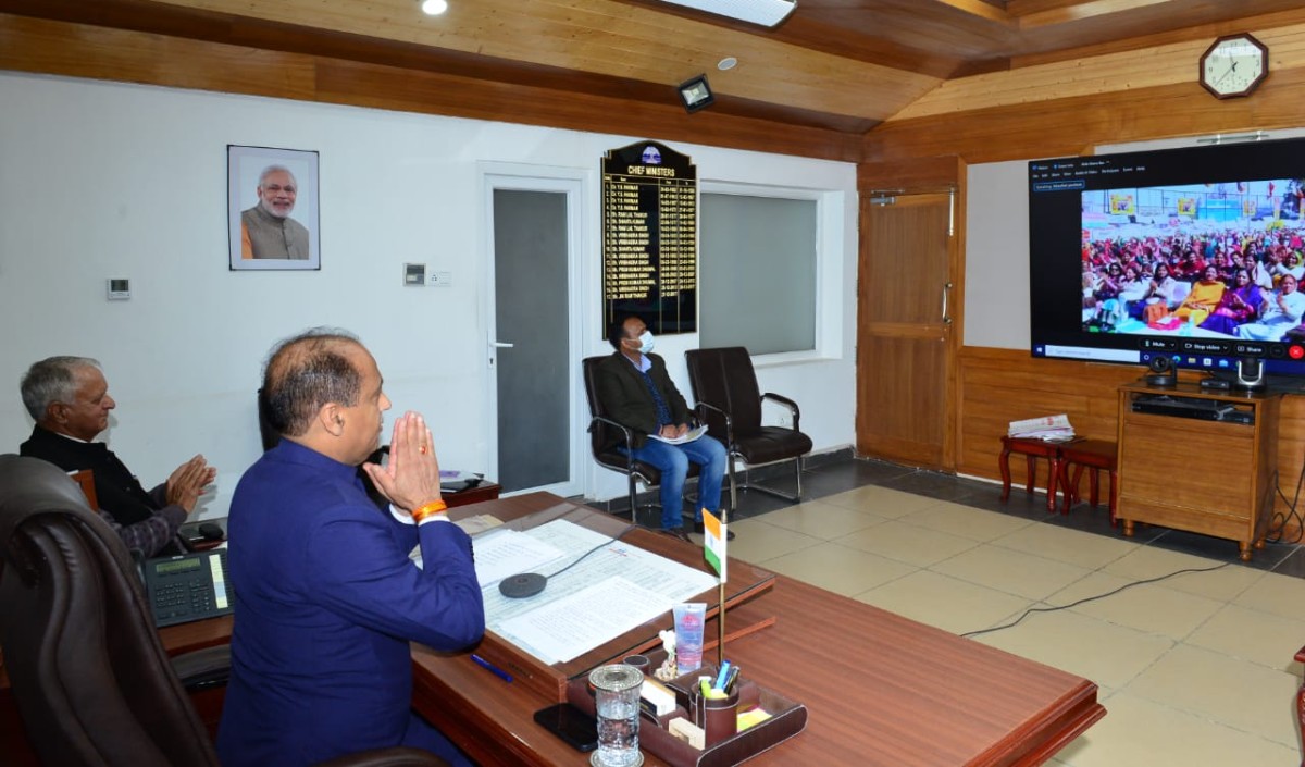 प्रदेश सरकार महिला सशक्तिकरण के लिए प्रतिबद्ध: जय राम ठाकुर