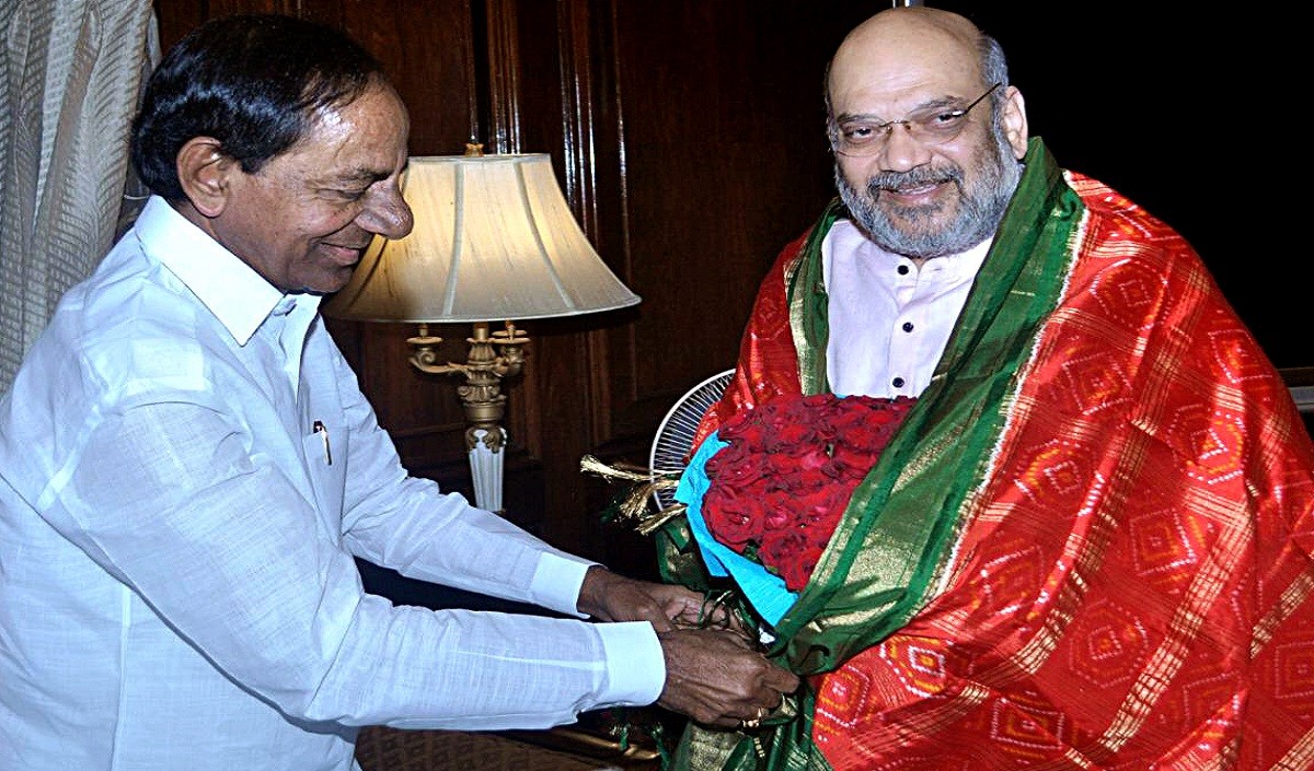 केसीआर को उनके गढ़ में ही घेरने की तैयारी में भाजपा अमित शाह का तेलंगाना दौरा