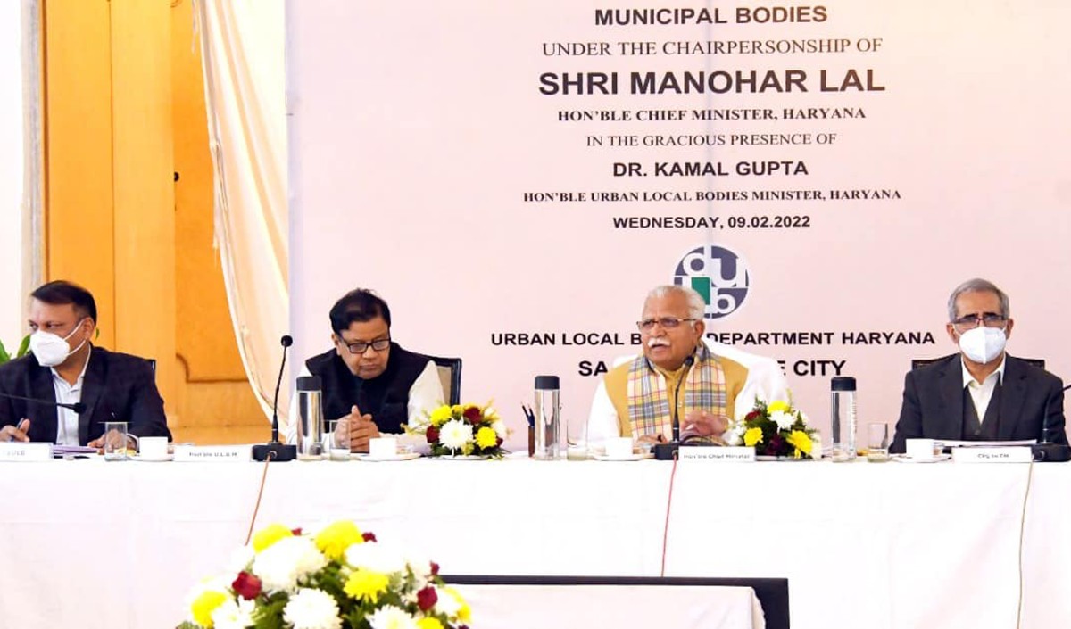 प्रदेश के सभी शहरों को नया स्वरूप देने का करें काम- मनोहर लाल