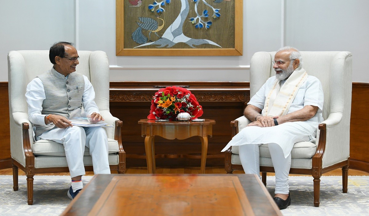 पीएम मोदी से मिले मध्य प्रदेश के मुख्यमंत्री शिवराज सिंह चौहान जानें किन मुद्दों पर हुई बात