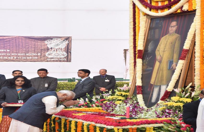 New Delhi: महापरिनिर्वाण दिवस पर प्रधानमंत्री मोदी ने दी बाबा साहेब आंबेडकर को श्रद्धांजलि