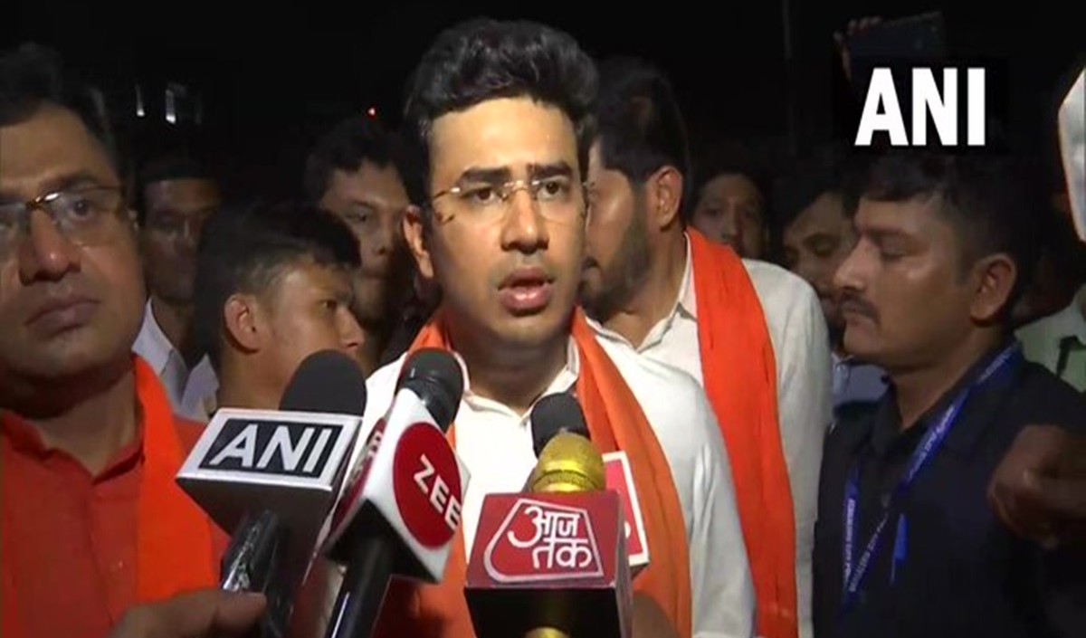 हर्षा की हत्या आतंक का केरल मॉडल है: तेजस्वी सूर्या