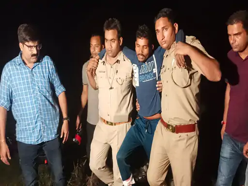 क्रिकेटर सुरेश रैना के फूफा के हत्यारोपी अरेस्ट मुजफ्फरनगर में देर रात मुठभेड़ में हुए घायल