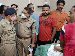 मिर्जापुर...महिला और 2 बच्चों पर जानलेवा हमला महिला के सिर पर सिलबट्टे से वार किया